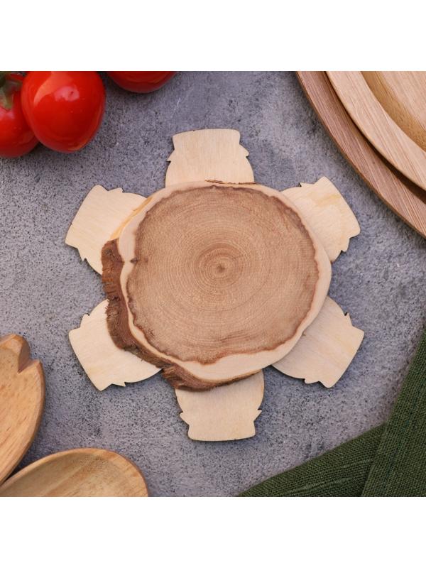 Подставка под горячее «Мёд», 12см, можжевельник