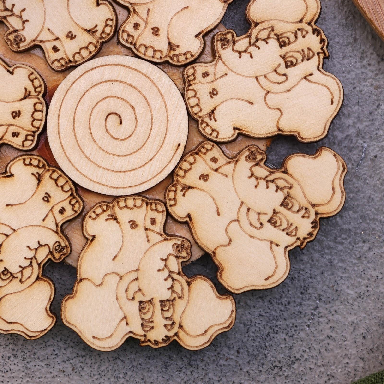 Подставка под горячее «Слоник», 12см, можжевельник