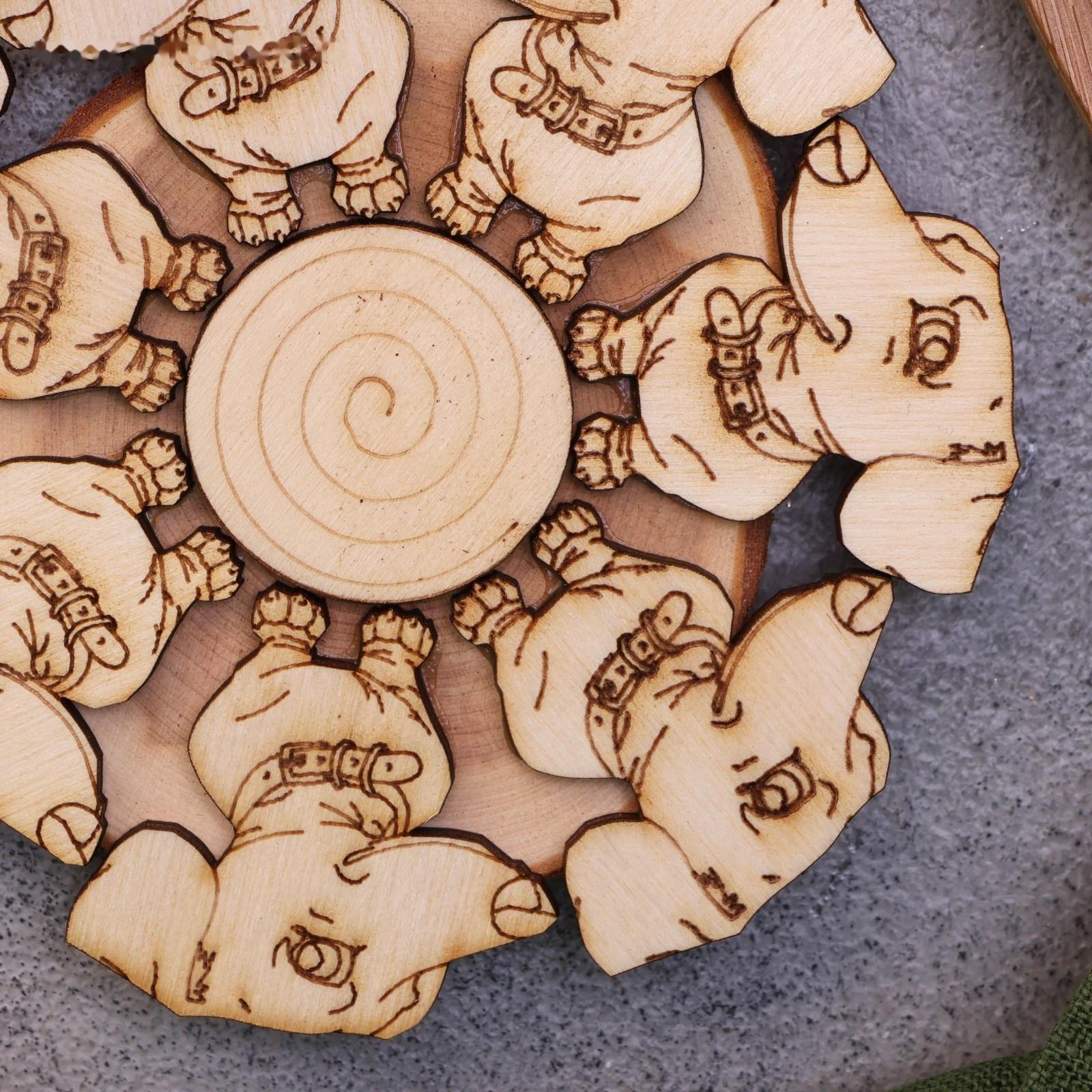 Подставка под горячее «Такса», 12см, можжевельник 10398275