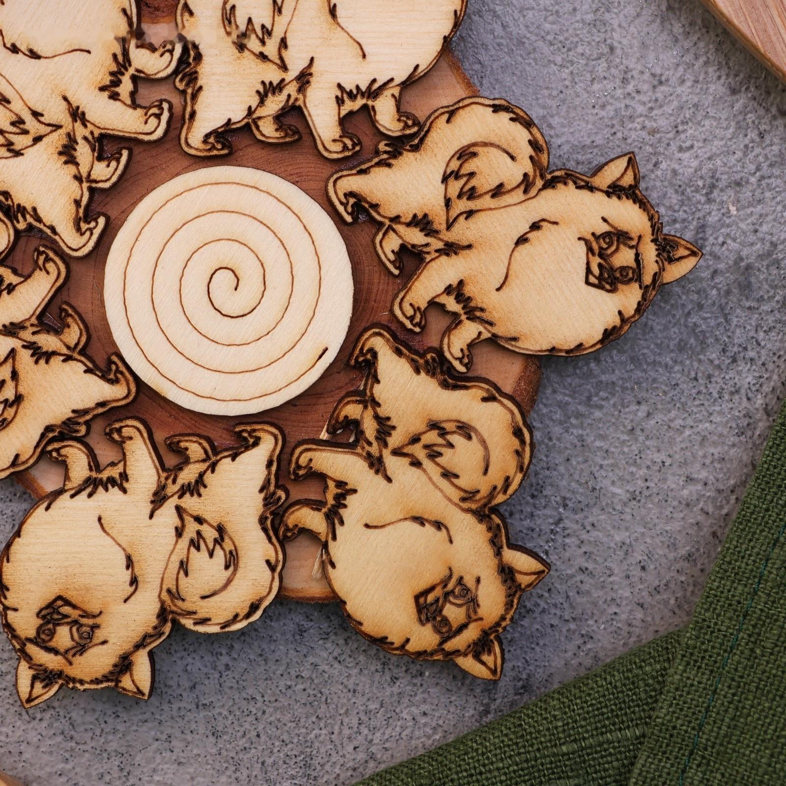 Подставка под горячее «Шпиц», 12см, можжевельник 10398275