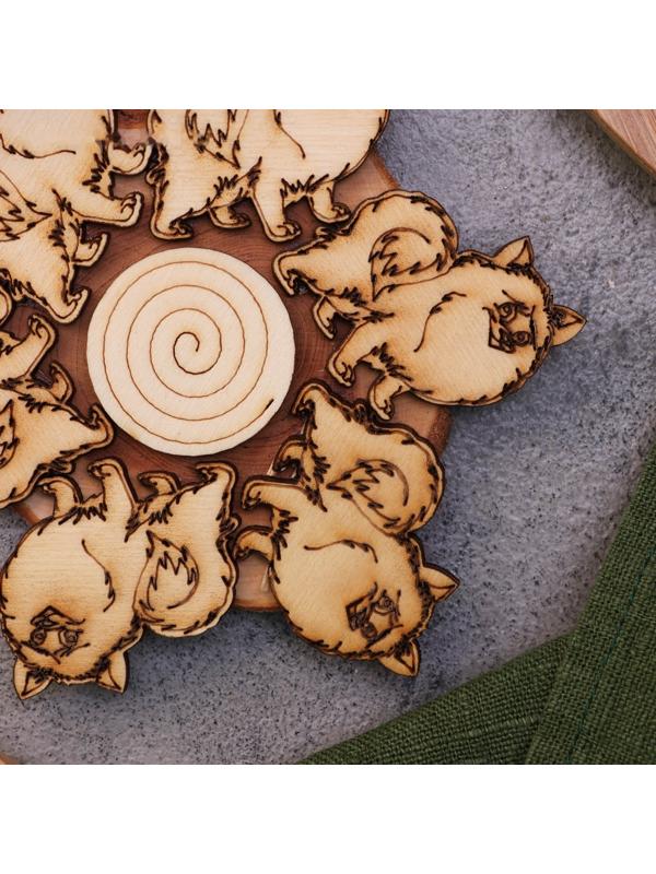 Подставка под горячее «Шпиц», 12см, можжевельник 10398275