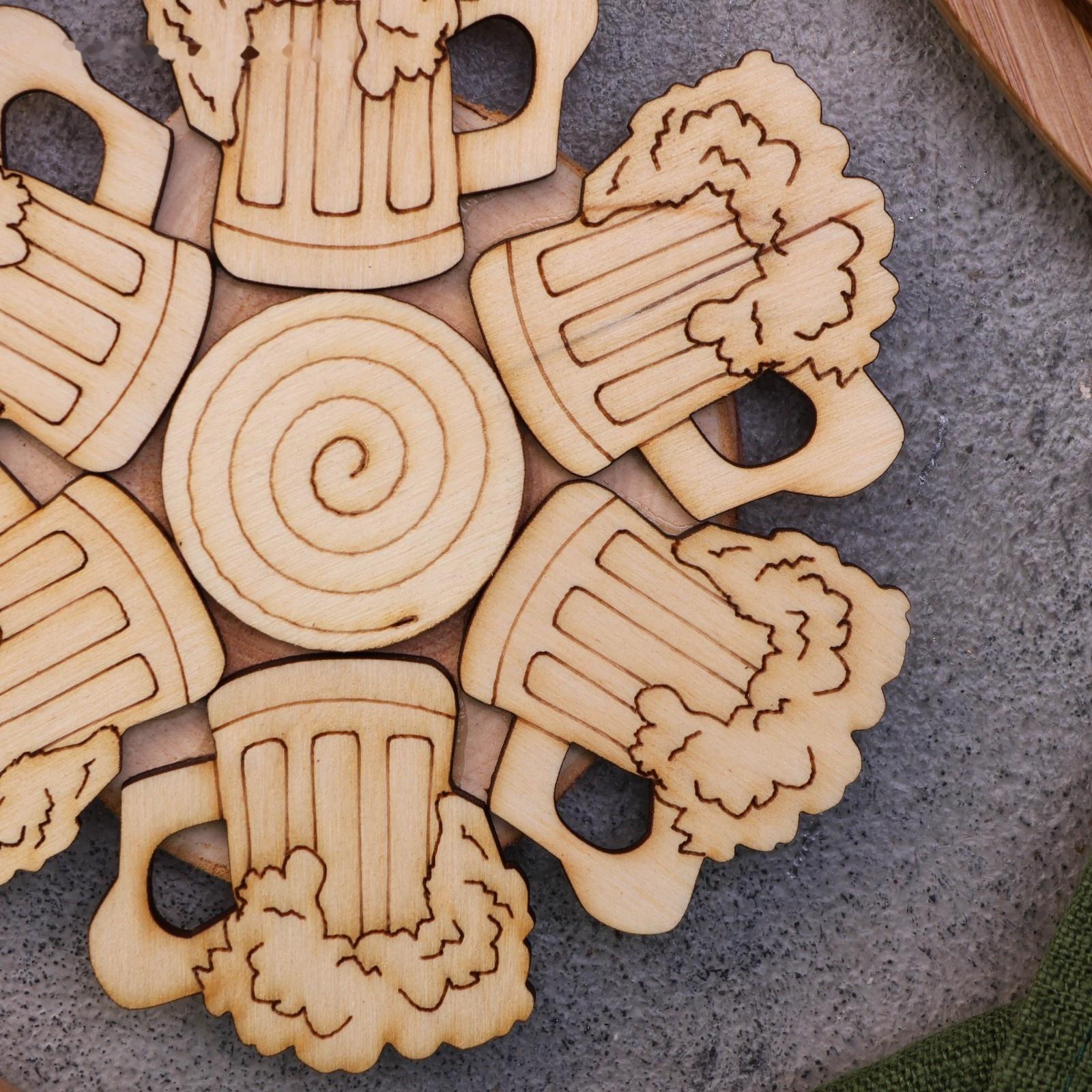 Подставка под горячее «Пиво с пеной», 12см, можжевельник 10398275