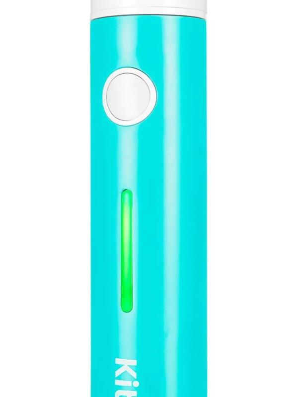 Ирригатор Kitfort КТ-2957-3, портативный, 320 мл, 3 режима, 2 насадки, от АКБ, бело-голубой