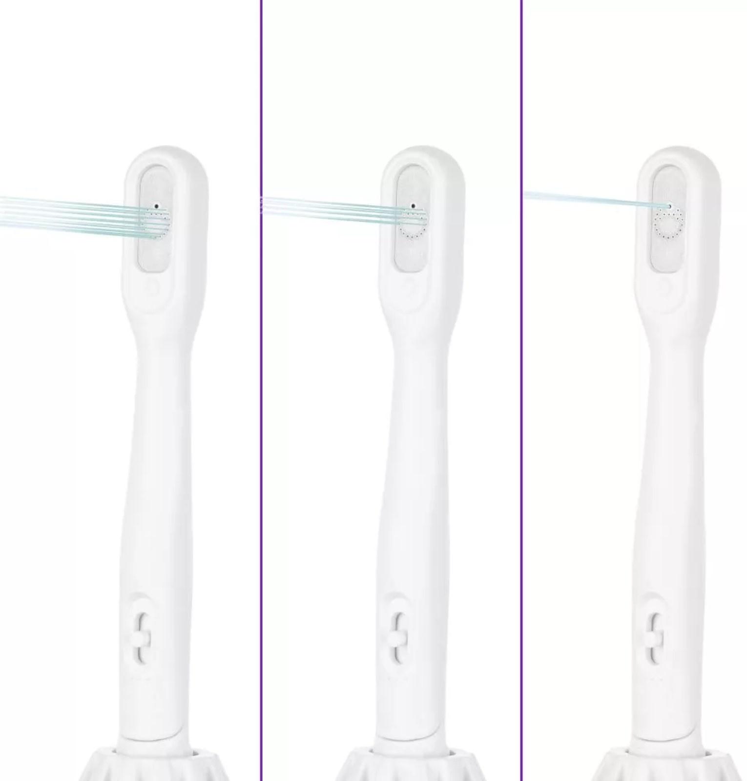 Ирригатор Kitfort КТ-2958-2, портативный, 200 мл, 4 режима, 3 насадки, от АКБ, бело-бежевый