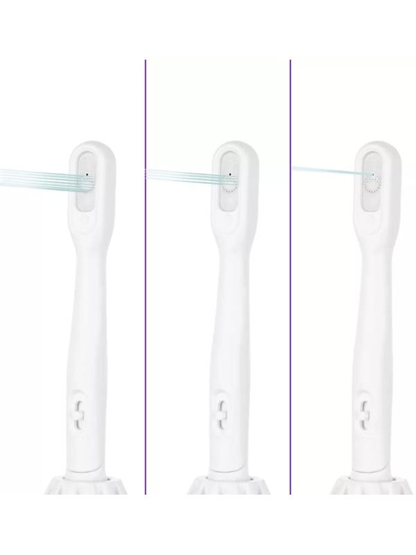 Ирригатор Kitfort КТ-2958-2, портативный, 200 мл, 4 режима, 3 насадки, от АКБ, бело-бежевый