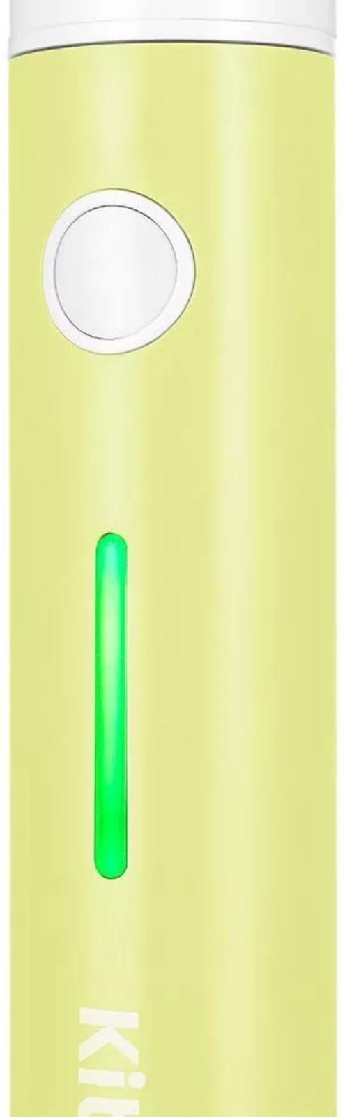 Ирригатор Kitfort КТ-2957-2, портативный, 320 мл, 3 режима, 2 насадки, от АКБ, бело-жёлтый