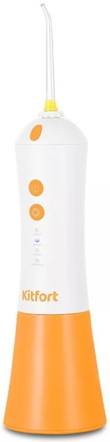 Ирригатор Kitfort КТ-2958-4, портативный, 200 мл, 4 режима, 3 насадки, от АКБ, белый