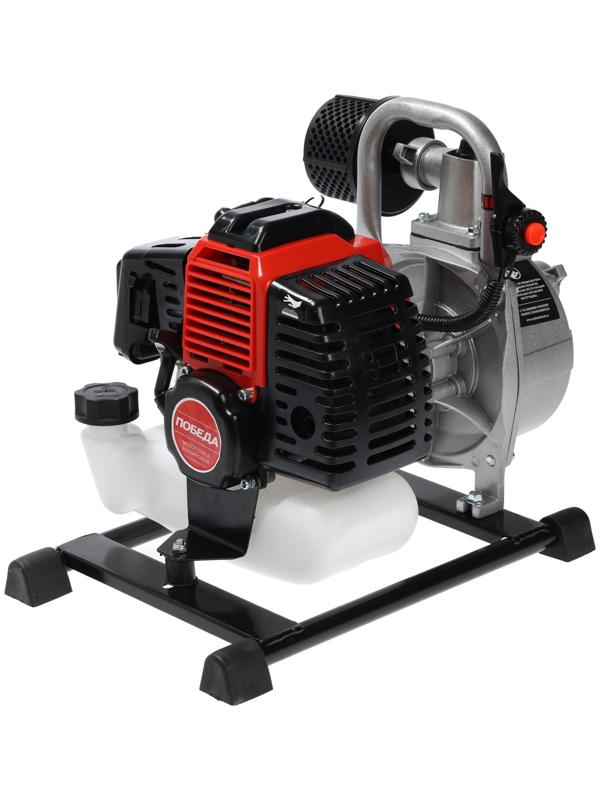 Мотопомпа Победа МП 10T, бензиновая, 2Т, 1500 Вт, 2 л.с., 166 л/мин, вход 25 мм