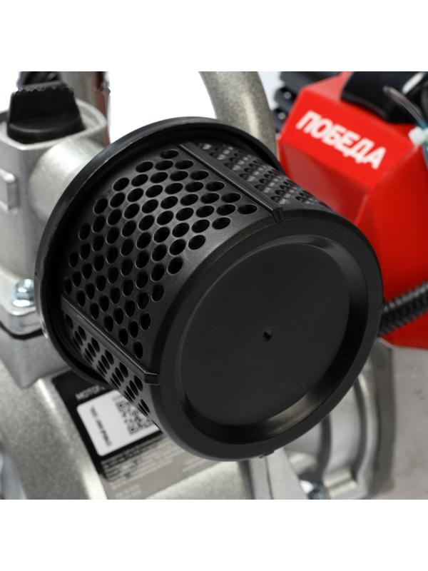 Мотопомпа Победа МП 10T, бензиновая, 2Т, 1500 Вт, 2 л.с., 166 л/мин, вход 25 мм