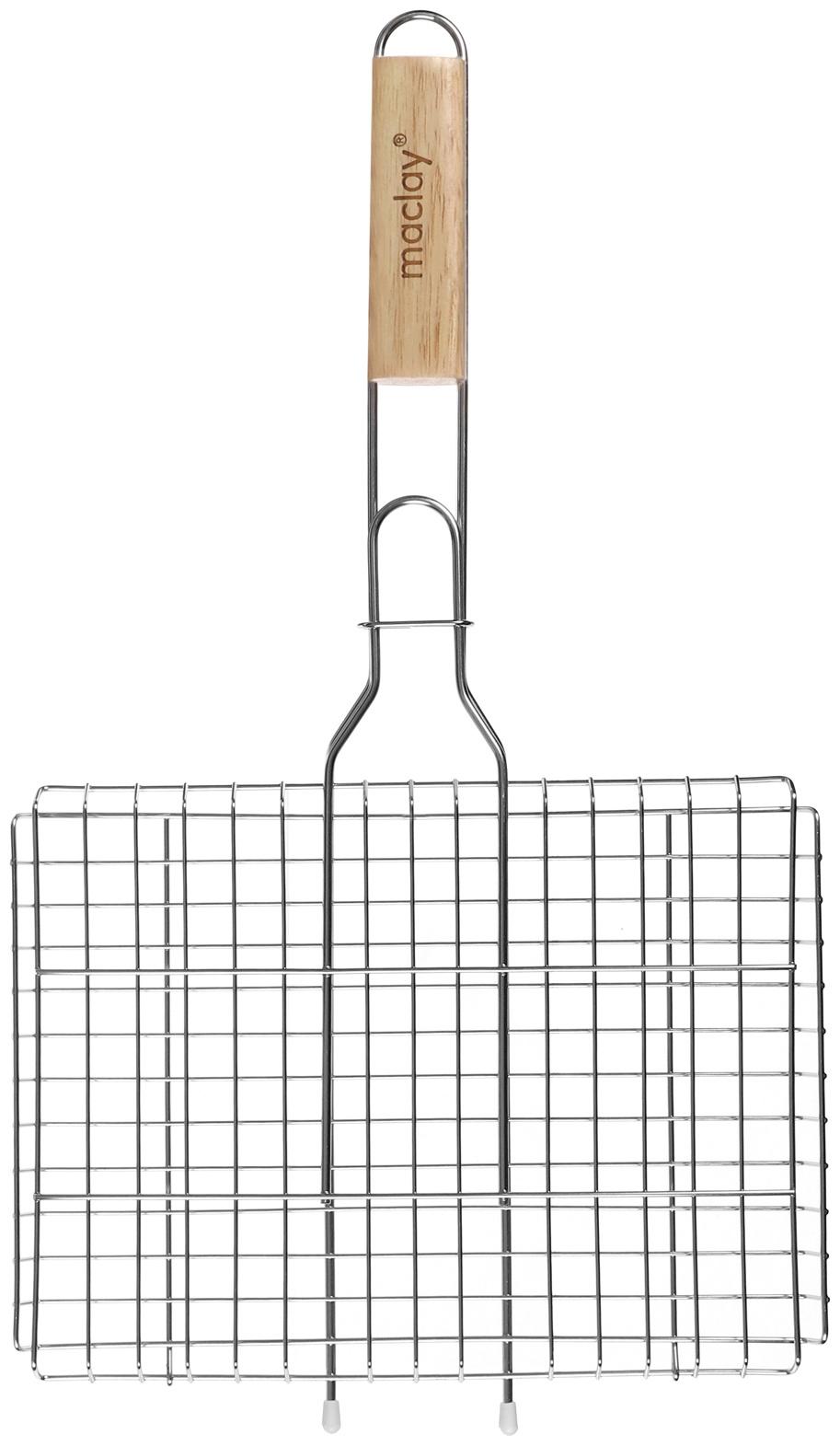 Решётка гриль Maclay, 50х30х22 см, нержавеющая сталь