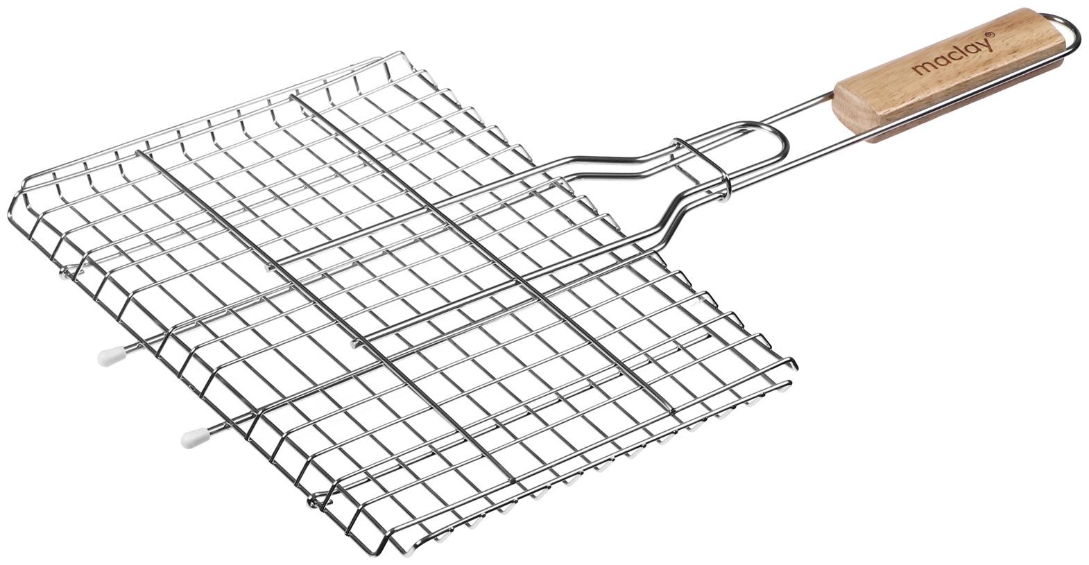 Решётка гриль Maclay, 50х30х22 см, нержавеющая сталь