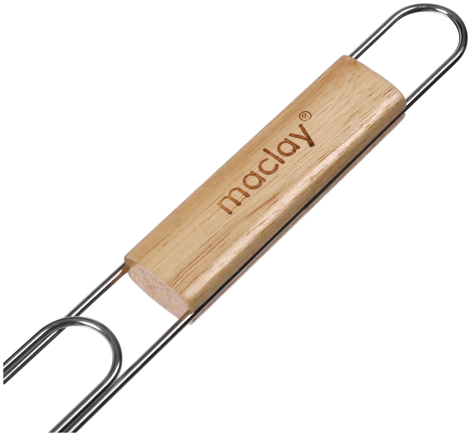 Решётка гриль для сосисок Maclay, 54х17х8.5 см, нержавеющая сталь