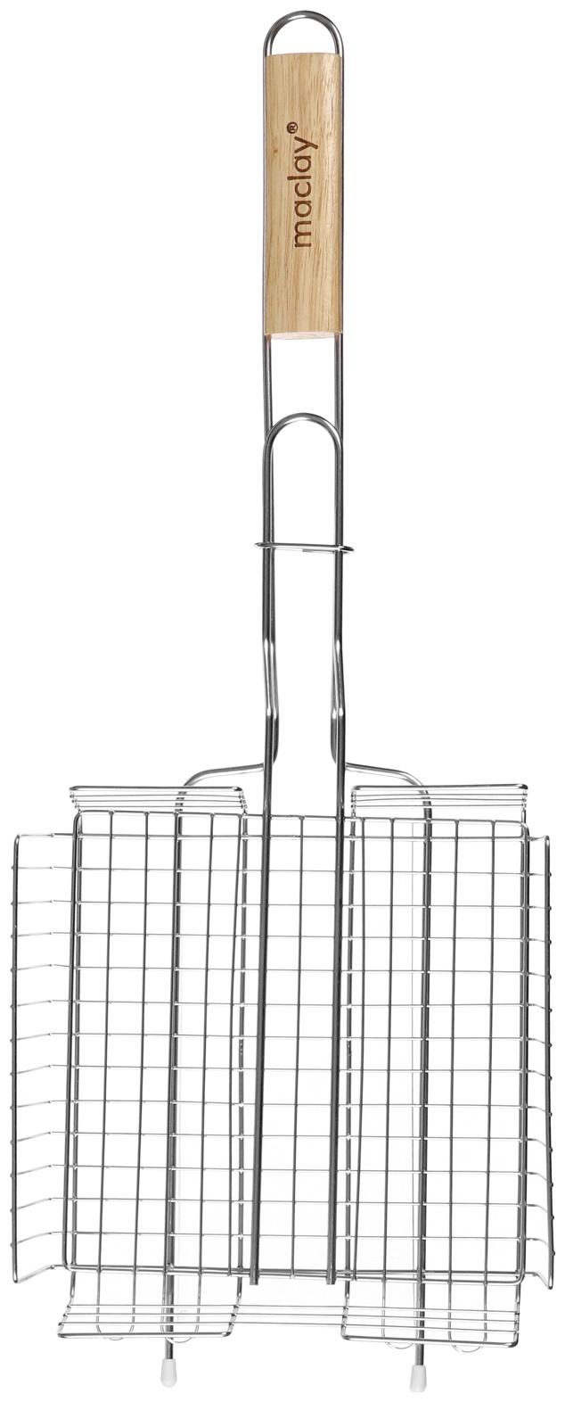 Решётка гриль глубокая Maclay, 55х20х20х5 см, нержавеющая сталь