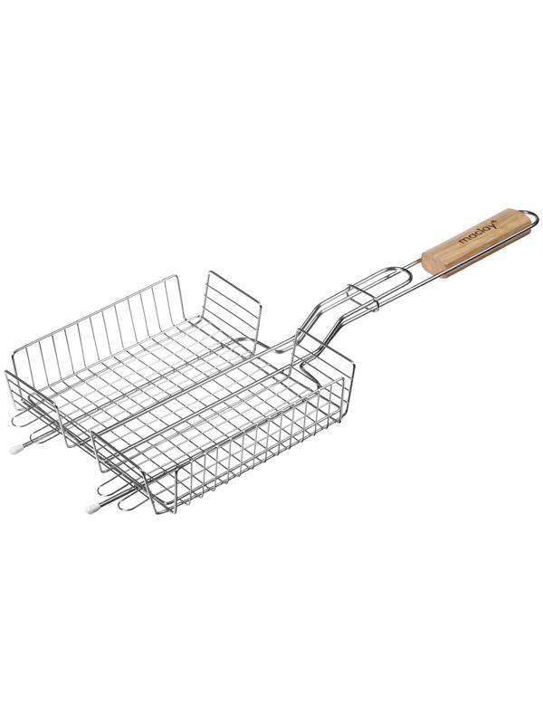 Решётка гриль глубокая Maclay, 55х20х20х5 см, нержавеющая сталь