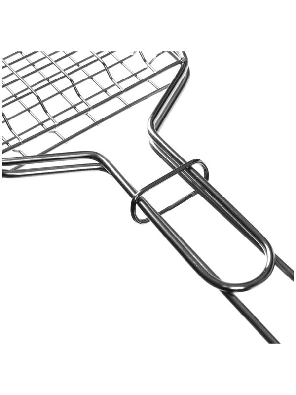 Решётка гриль для рыбы Maclay, 62х31х12 см, одинарная, нержавеющая сталь