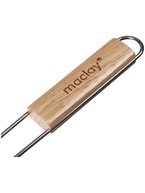 Решётка гриль для рыбы Maclay, 62х31х12 см, одинарная, нержавеющая сталь