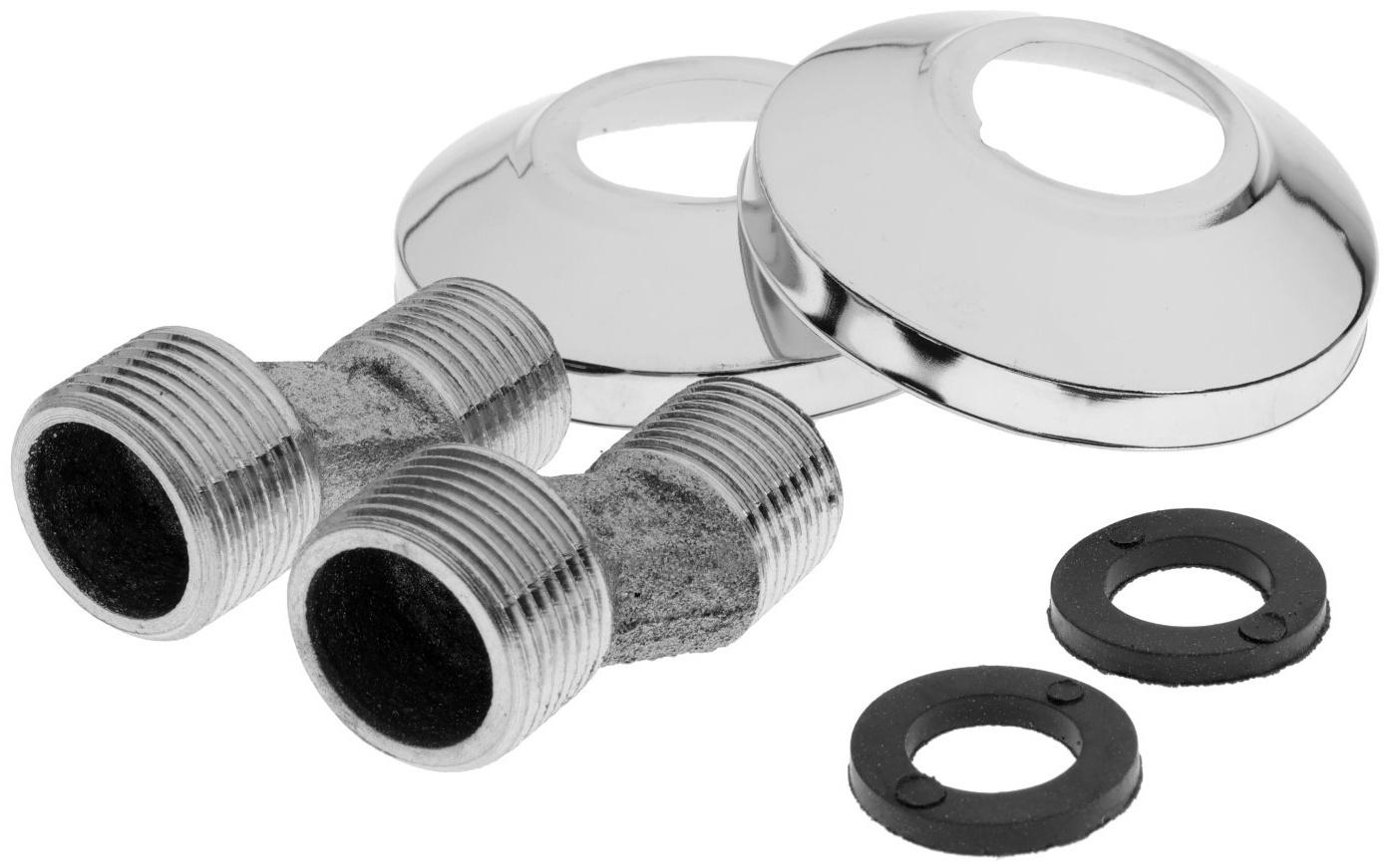 Смеситель для душа ZEIN Z4115, однорычажный, лейка 5 режимов, шланг, держатель, хром