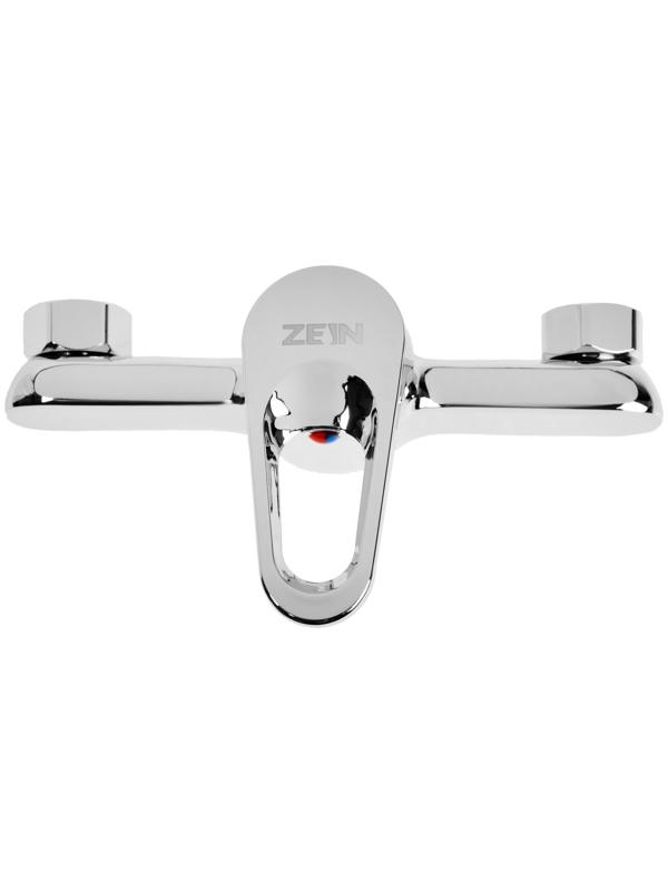 Смеситель для душа ZEIN Z4115, однорычажный, лейка 5 режимов, шланг, держатель, хром