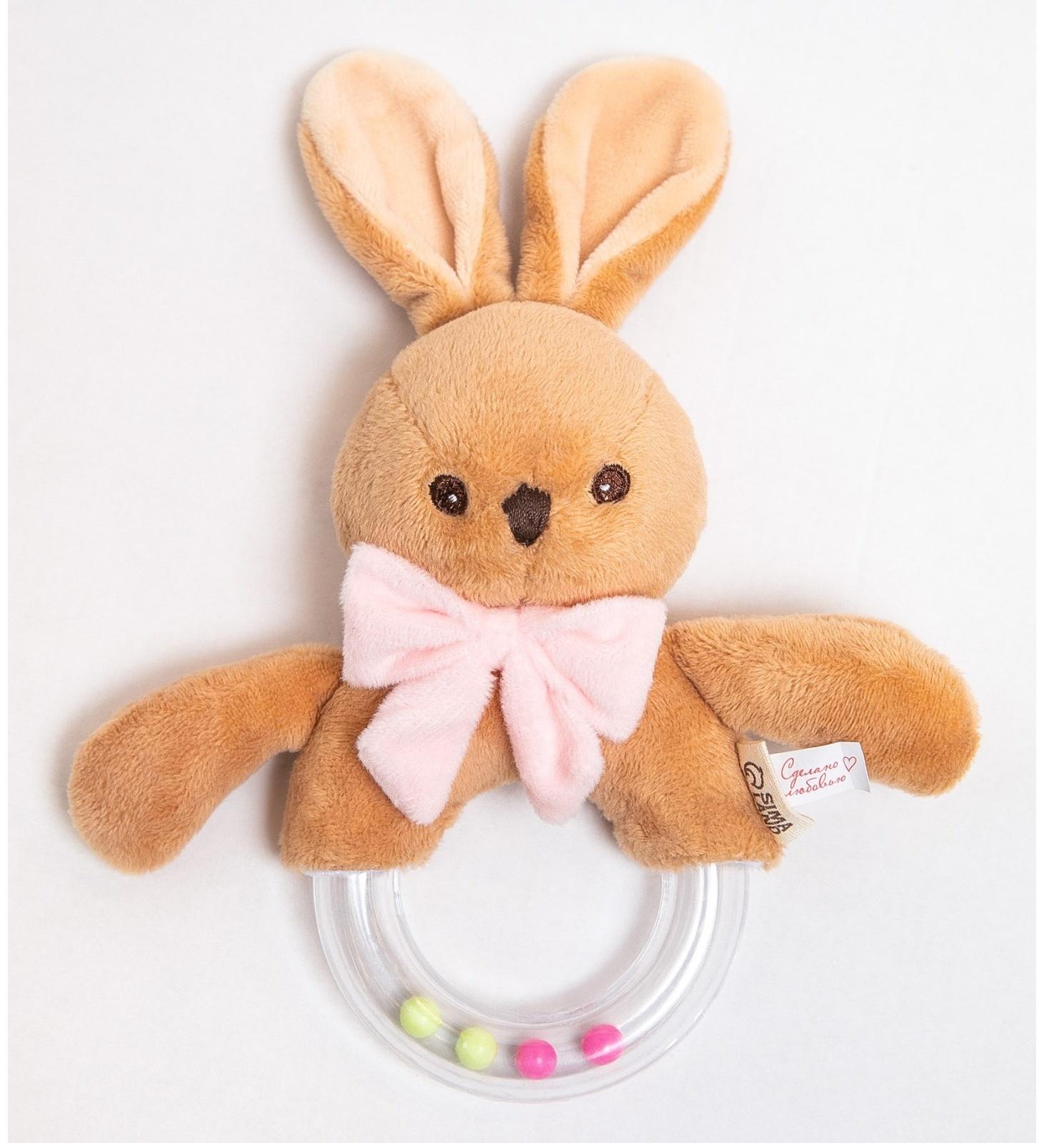 Погремушка «Зайка», от 3 мес., Mum&Baby