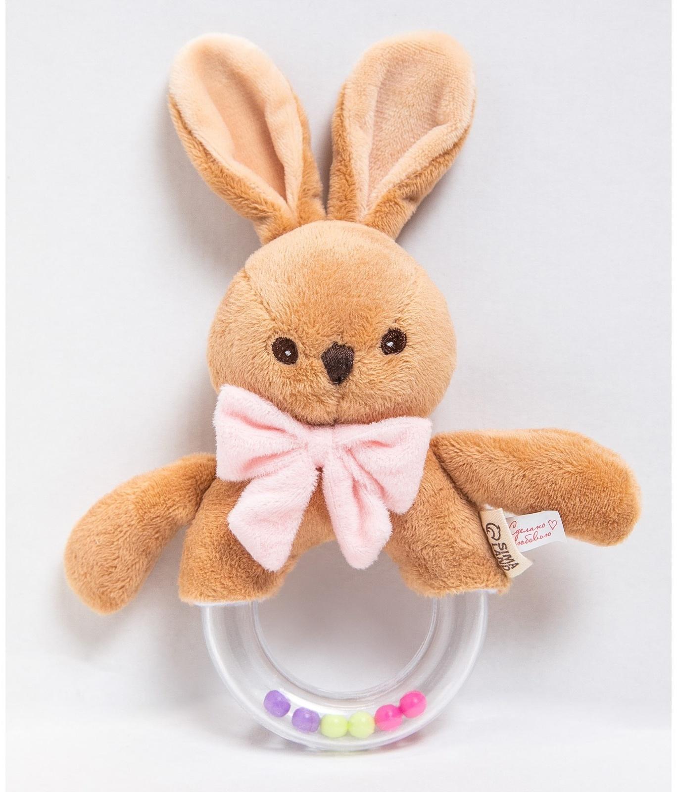 Погремушка «Зайка», от 3 мес., Mum&Baby