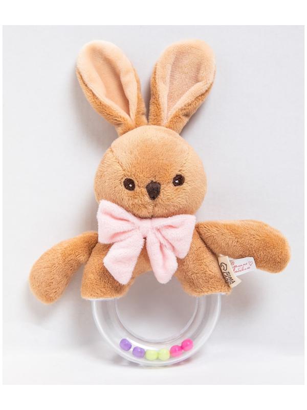 Погремушка «Зайка», от 3 мес., Mum&Baby