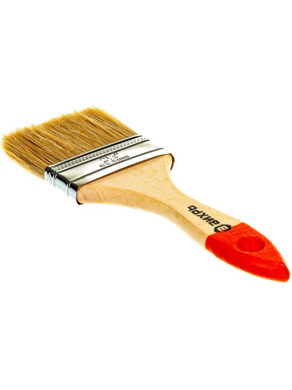 Кисть плоская СТАНДАРТ 63 мм 2,5'' натуральная щетина(73/3/4/4)