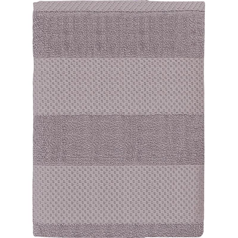 Полотенце махровое гл/кр Конфетти 70х130 серый