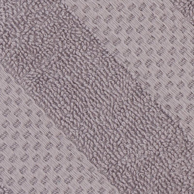 Полотенце махровое гл/кр Конфетти 70х130 серый