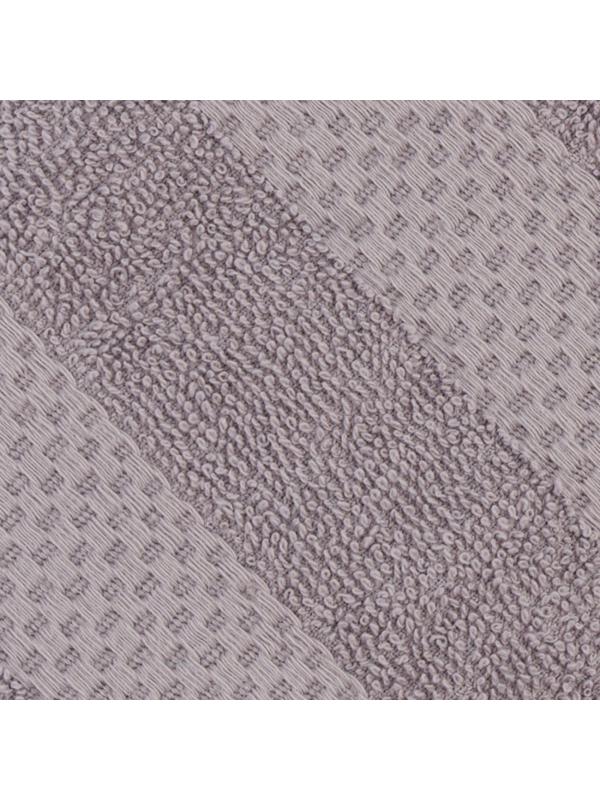 Полотенце махровое гл/кр Конфетти 70х130 серый