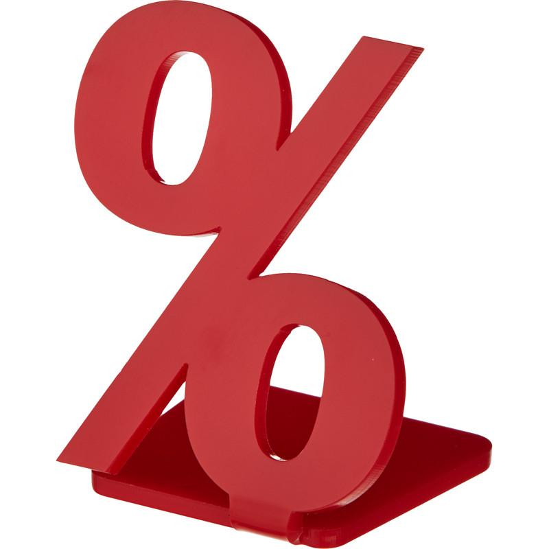 Подставка ПРОЦЕНТ (60х70 мм), 20шт./уп.