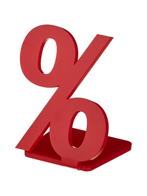 Подставка ПРОЦЕНТ (60х70 мм), 20шт./уп.