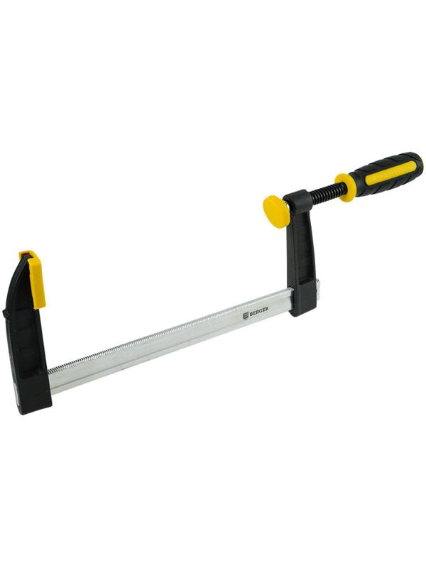 Струбцина F-образная 80x250мм, зажим до 270кг BERGER BG1935