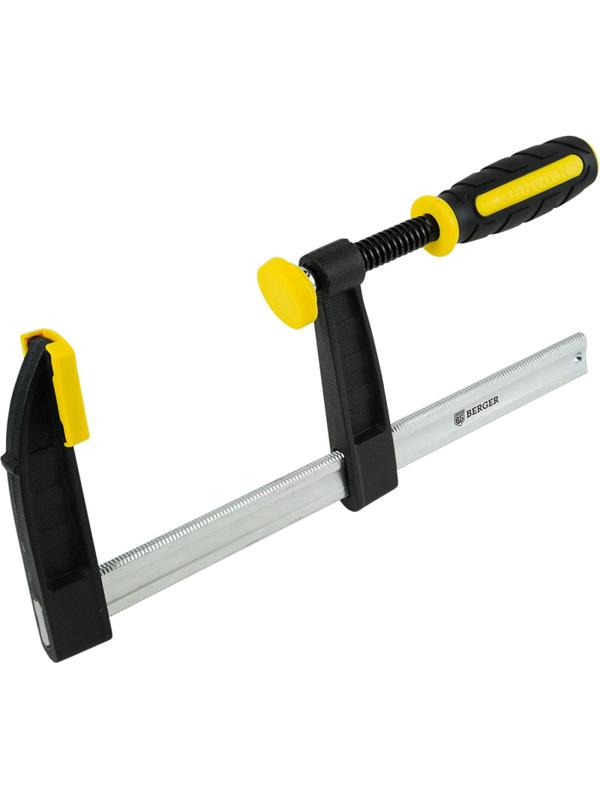 Струбцина F-образная 80x250мм, зажим до 270кг BERGER BG1935