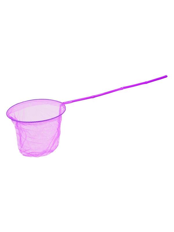 Сачок детский 20 см, ручка 70 см, круг, в ассорт.