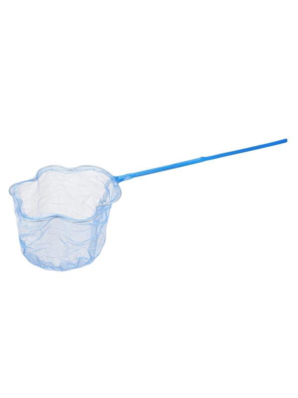 Сачок детский 20 см, ручка 70 см, цветок, в ассорт.