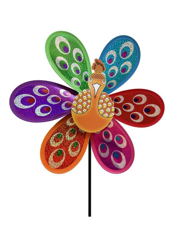 Вертушка Цветик 30 см. держатель 50 см., в ассорт.