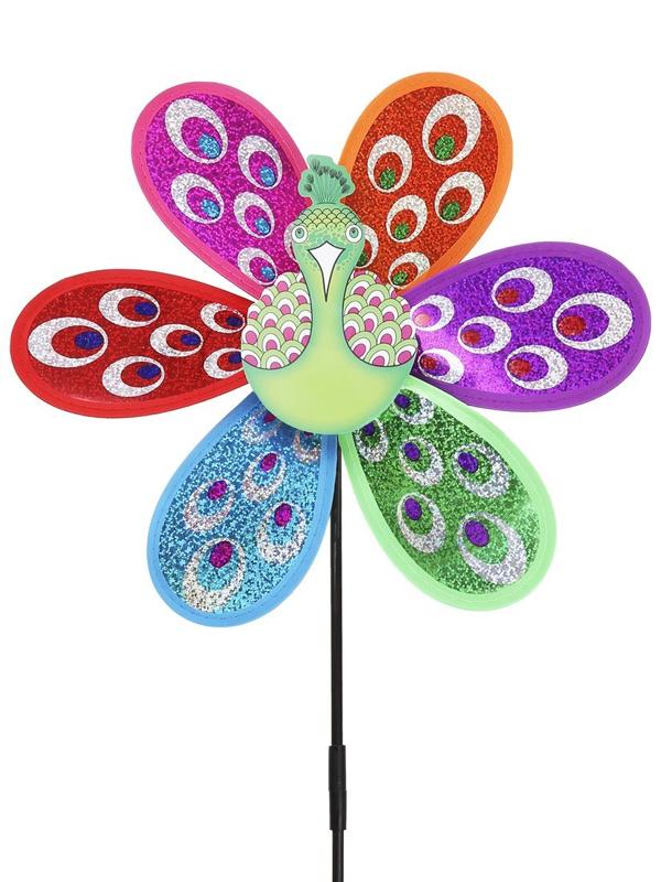 Вертушка Цветик 30 см. держатель 50 см., в ассорт.