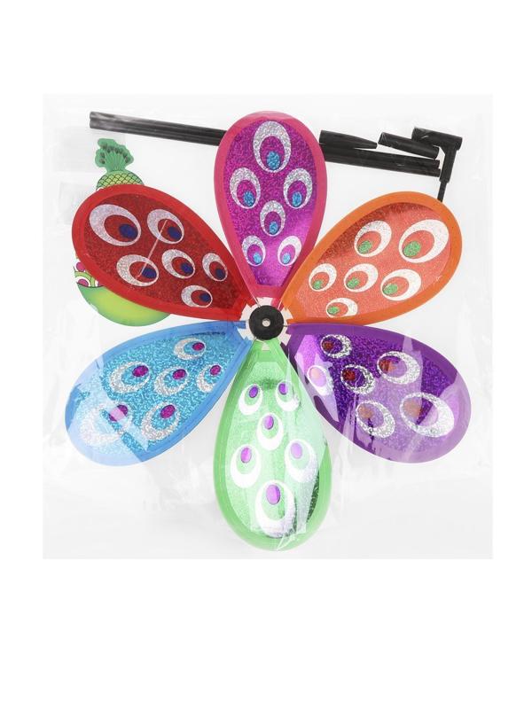 Вертушка Цветик 30 см. держатель 50 см., в ассорт.