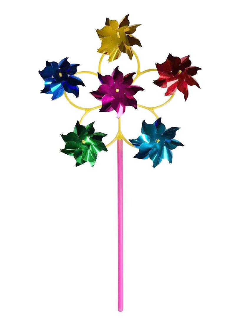 Вертушка Цветик 6 в 1 держатель 29 см., в ассорт.