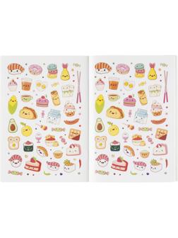 Наклейки детские Я люблю аниме! голубая обл. 145x210мм 600накл 99907121