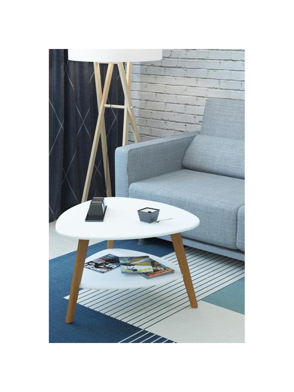 Стол журнальный KF_ Бруклин белый