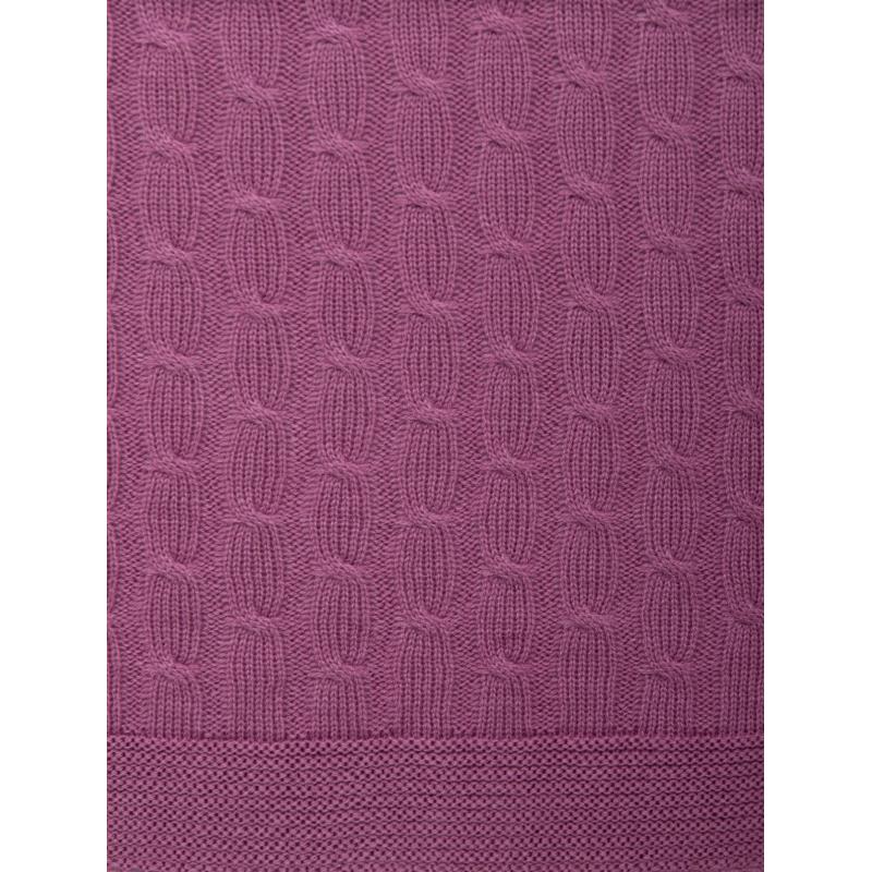 Плед вязаный Buenas Noches Primo Акрил 2 сп. Розовый, 9250