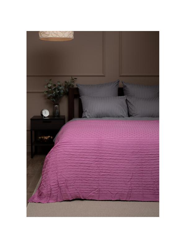 Плед вязаный Buenas Noches Primo Акрил 2 сп. Розовый, 9250