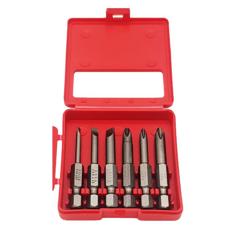 Набор бит SL/PZ/PH Industrial  50 мм в кейсе, 6 шт 03092516 FELO