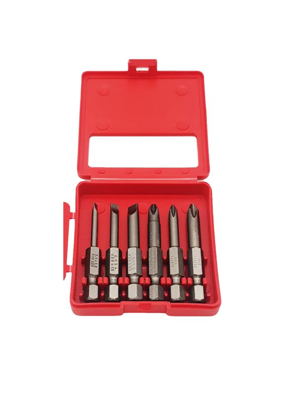 Набор бит SL/PZ/PH Industrial  50 мм в кейсе, 6 шт 03092516 FELO