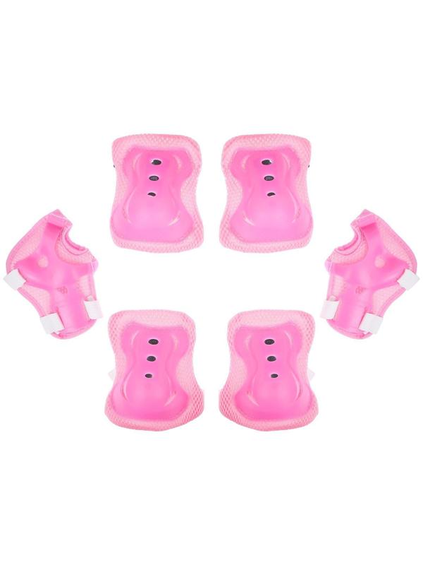 Защита роликовая ONLYTOP OT-2020, р. L, цвет розовый