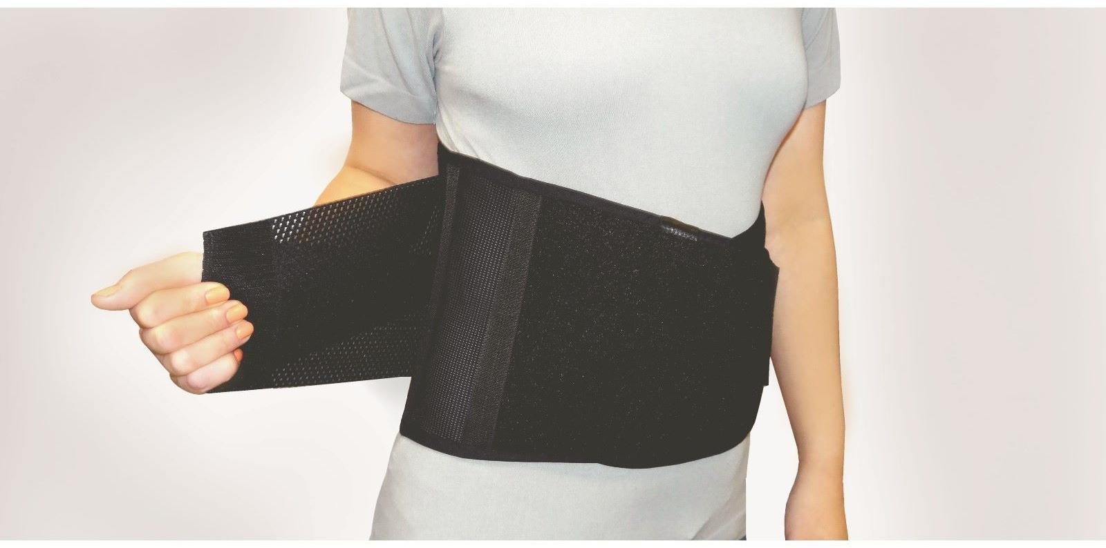 Корсет противорадикулитный НТ-Р-026, жёсткая фиксация, размер M, цвет чёрный