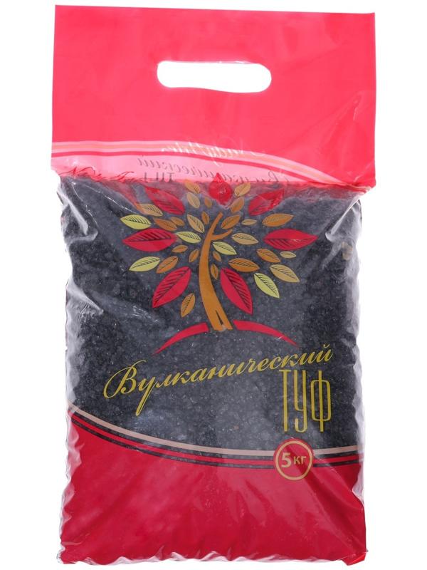 Мульча декоративная Черный кристалл 5кг фр 5,0-10,0