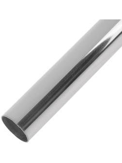 Труба, 3 м, d=25 мм, сталь 0.7 мм, цвет хром