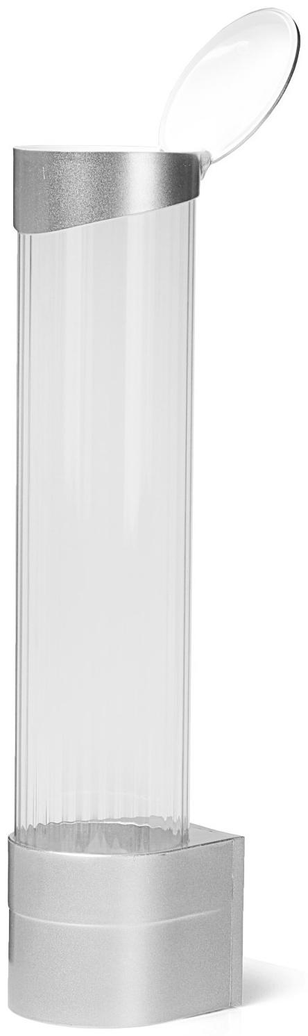 Стаканодержатель AquaWork CH-1, крепление на шурупах, 100 стаканчиков, серебристый